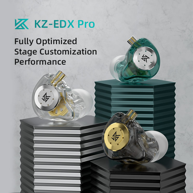 KZ EDX pro Fones de ouvido Bas - In Ear Monitors For Singers recension och pris