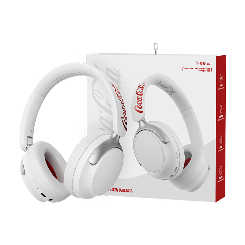 Coca‑Cola T-68Lite Co‑branded  - Anc Wireless Over Ear Headphones recension och pris