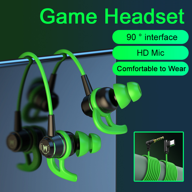 Gaming Headsets HiFi In Ear 90 - Type C Wired Earphones With Mic recension och pris