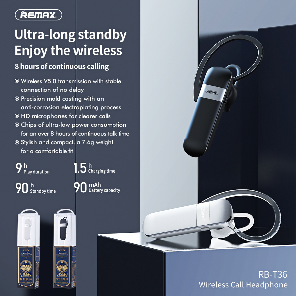 Remax RB-T36 TWS 5.0 True Wire - Type C Wired Earphones With Mic recension och pris