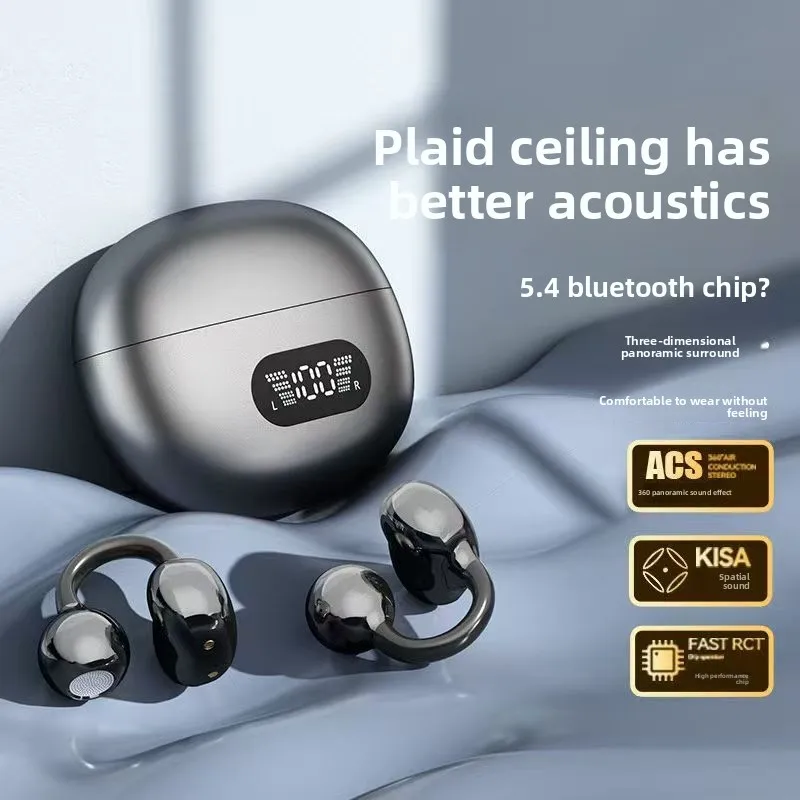 Bluetooth Earphones Clip-On Bo - Bone Conduction Running Headphones recension och pris